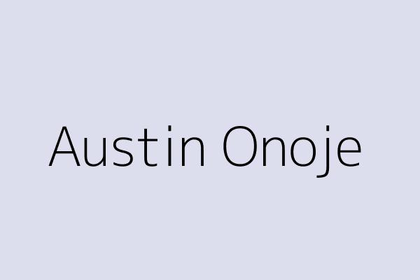 Austin Onoje